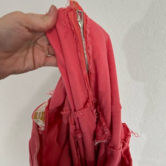 Kerry Brooke- See Measurements- dark salmon pink- floral collar- fair condition - Picture 10 of 10